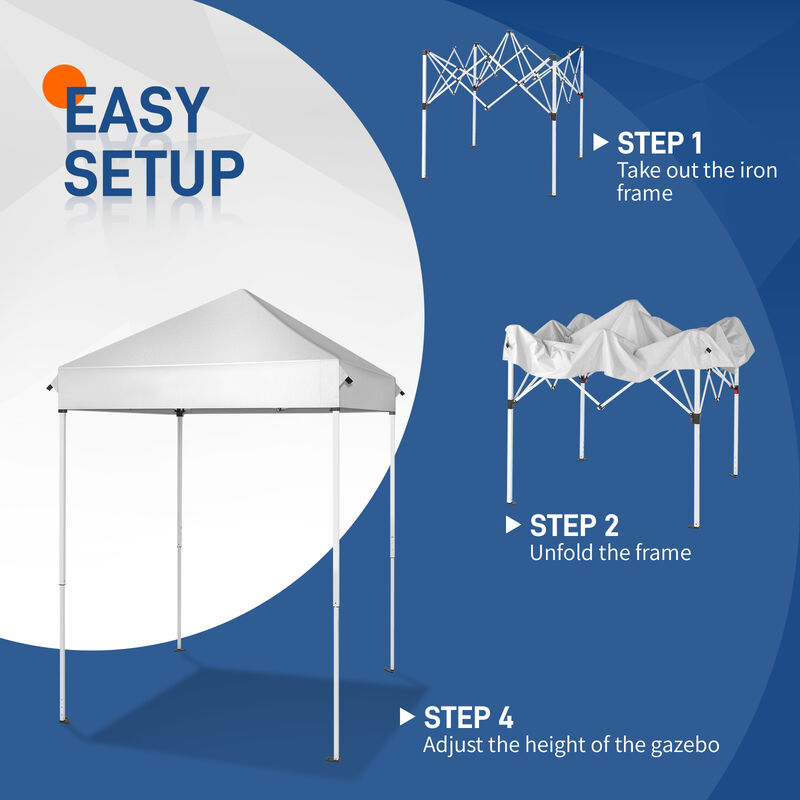 Portable Pop Up Canopy Tent for Beach Patio and Gatherings
