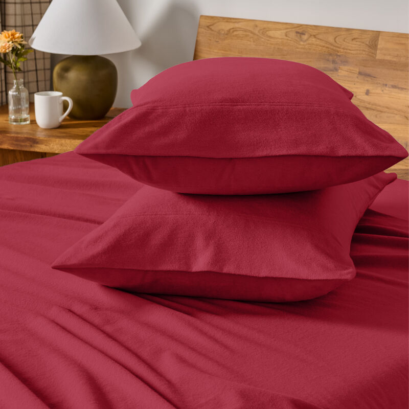 Soft & Cozy 100% Cotton Flannel Pillowcase Set image number 2