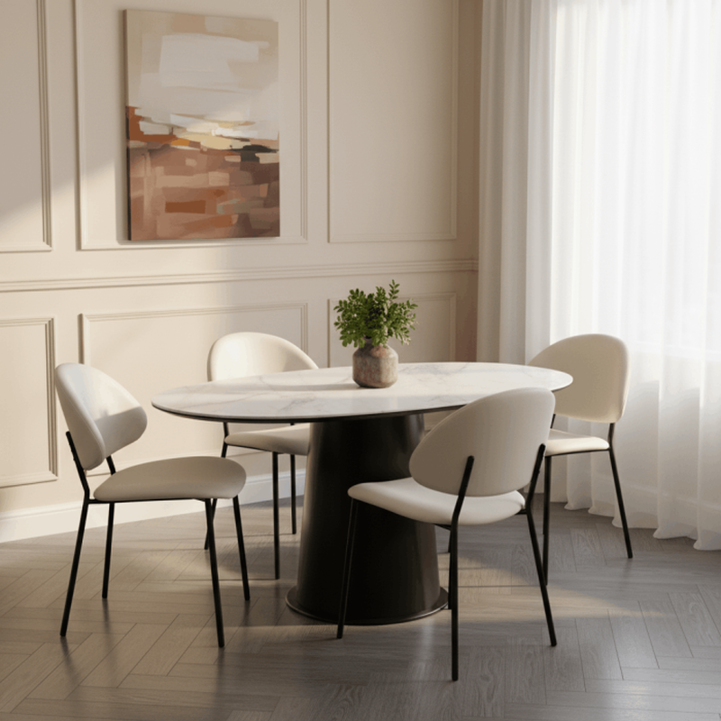 Haven White Side Chairs (Set of 4) image number 1