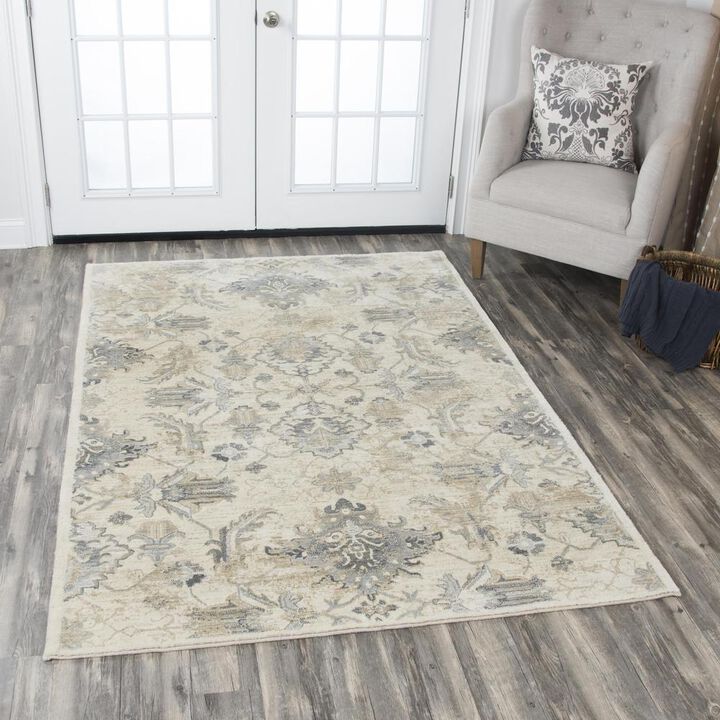 Hybrid Cut Pile Wool Rug, 5' x 8'