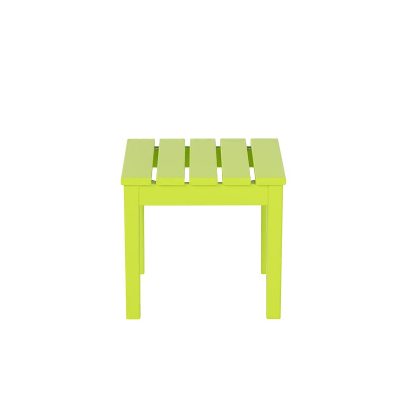 WestinTrends Outdoor Patio Modern Adirondack Side Table