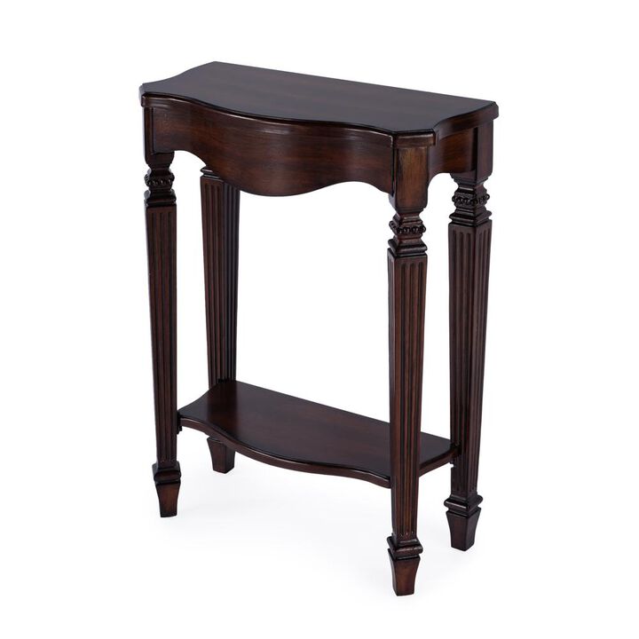 Butler Specialty Cheshire Ballerina 22 Console Table, Dark Brown