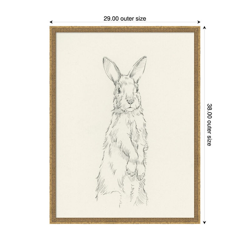 All Ears I by Ethan Harper Framed Canvas Wall Art image number 2