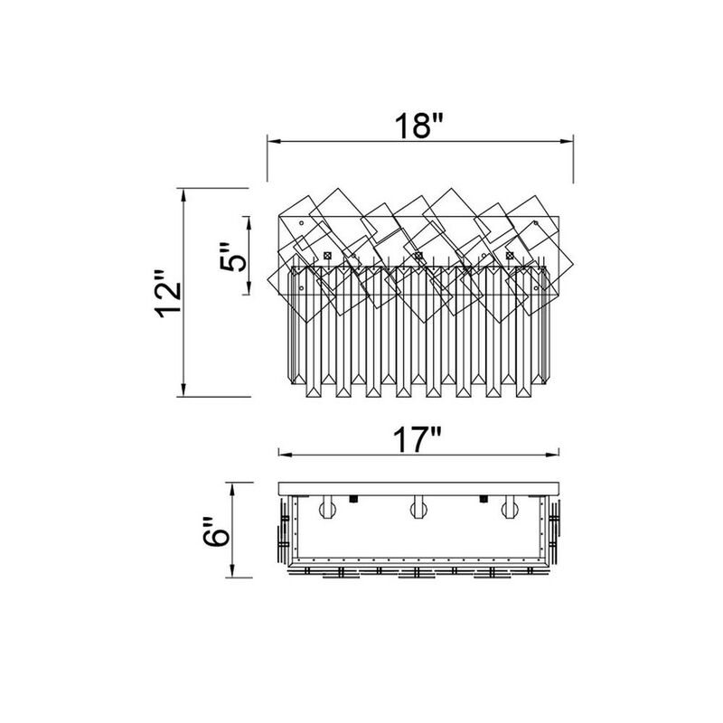 CWI Lighting Panache 3 Light Vanity Light With Medallion Gold Finish