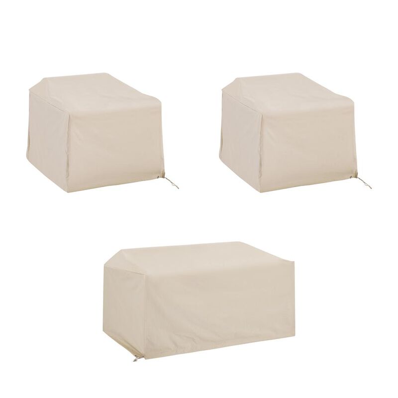 3Pc Outdoor Furniture Cover Set