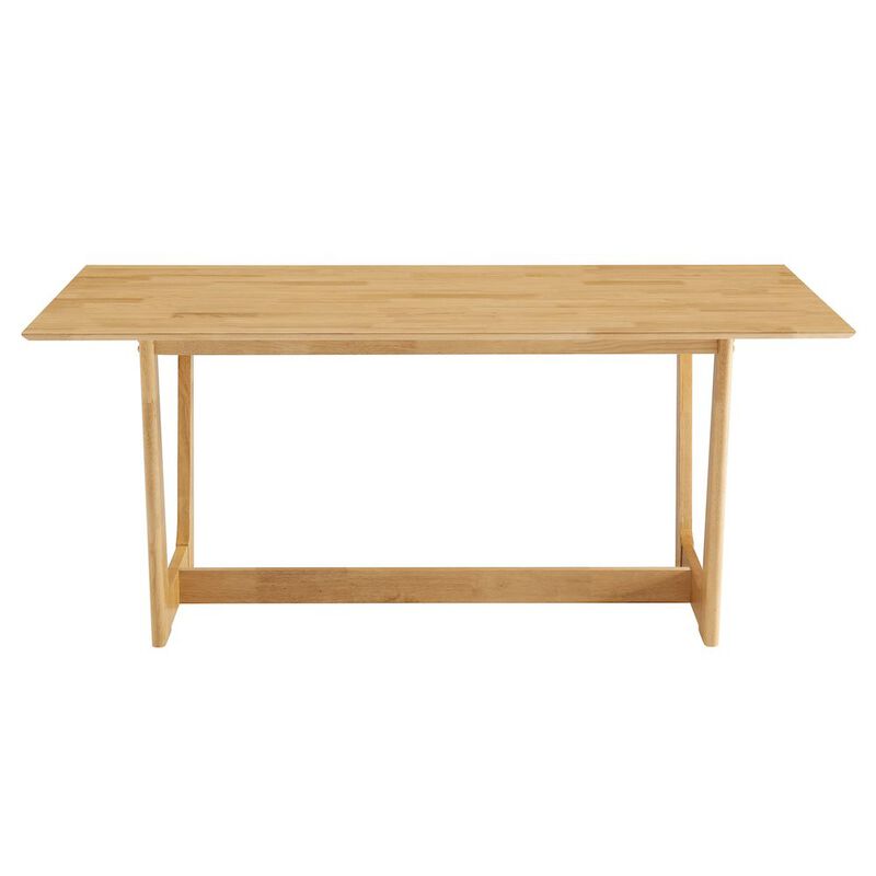Solara 71" Rectangle Wood Dining Table image number 5