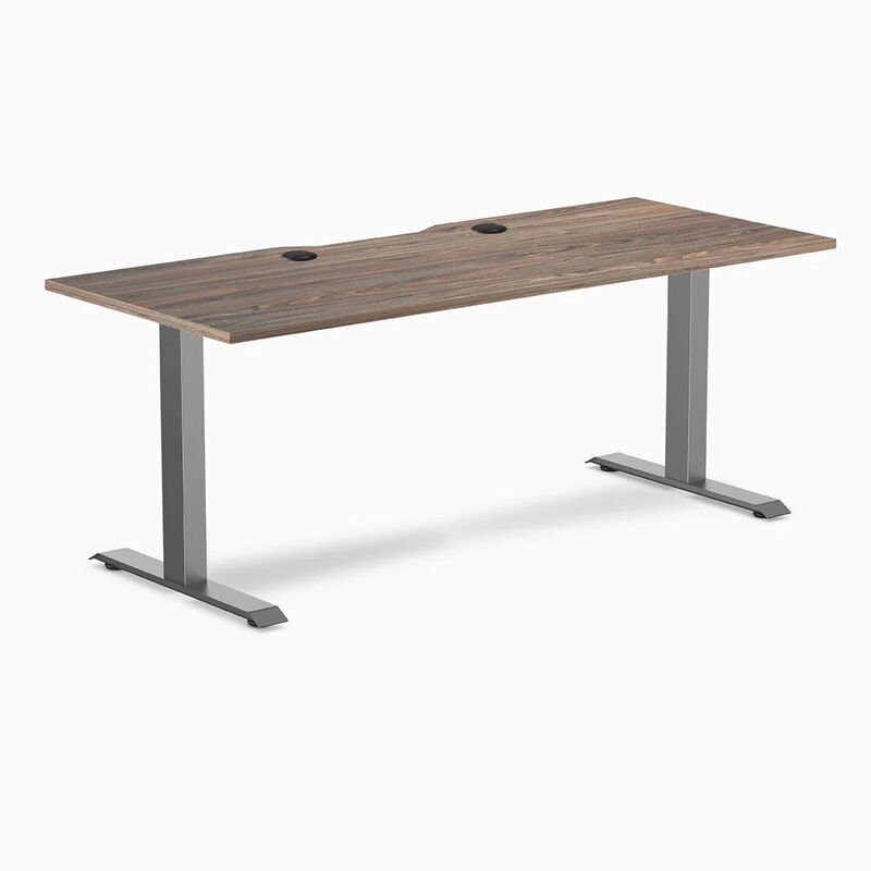 Desky Zero Scalloped Laminate Office Desk image number 0