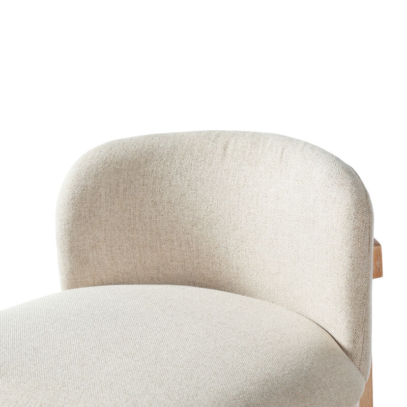 Christopher Knight Home Truda Farmhouse Rubberwood Upholstered Counter Stools with Curved Backrest (Set of 4) image number 8