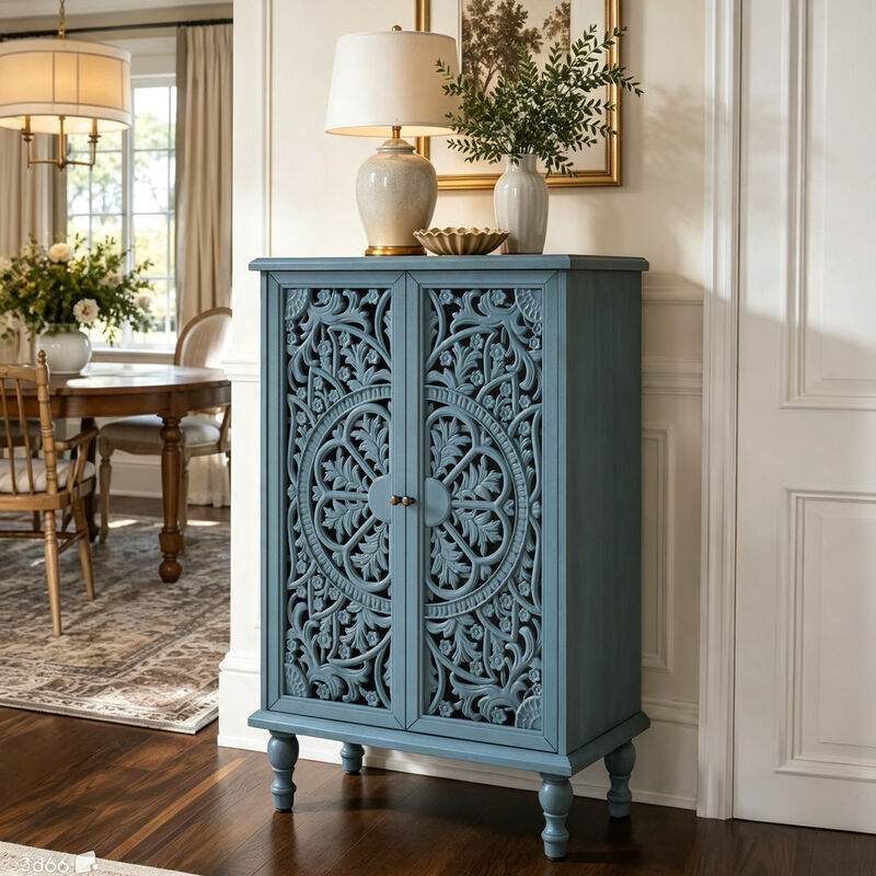 Zuggo 47" Tall Accent Cabinet image number 2