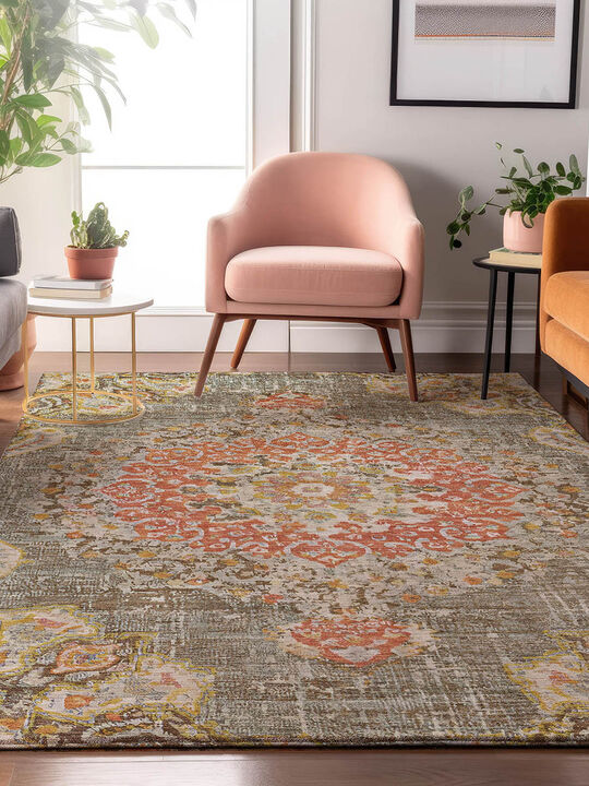 Tabrook TB11 Brown 3' x 5' Rug