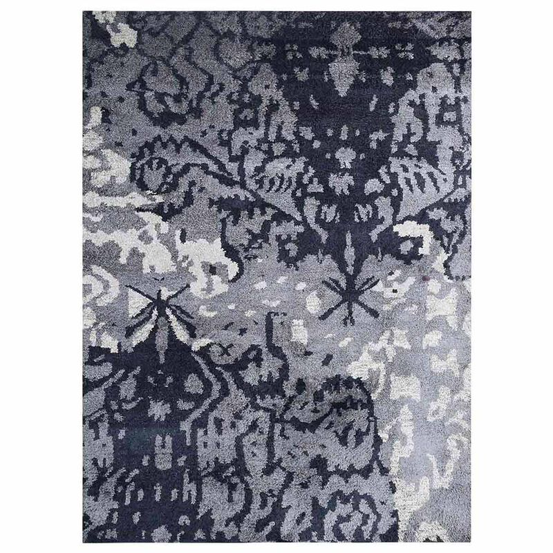 Rugsotic Carpets Hand Knotted Silk Size Area Rug Abstract Size NS3301 image number 0