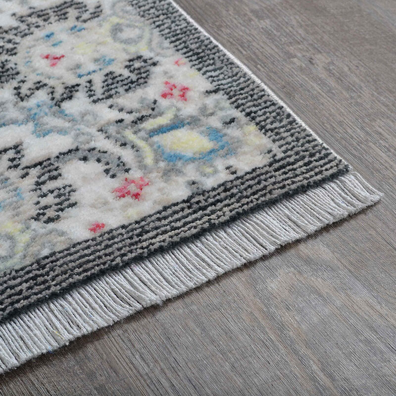 RUGSOTIC CARPETS MACHINE MADE POLYESTER AREA RUGS  - Rectangle Shape, Classic Oriental Traditional  Design, Low Pile Machine Made Area Rugs (M00094) image number 5