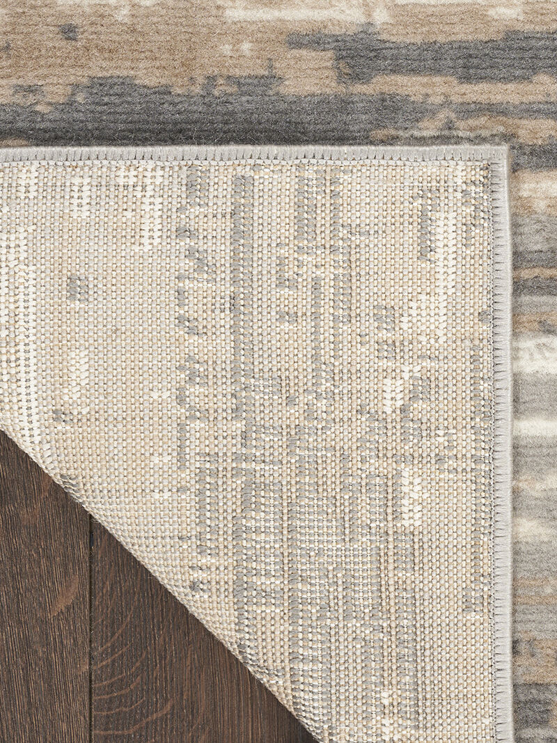 Jubilant JUB04 Green/Ivory 5'3" x 7'3" Rug image number 1