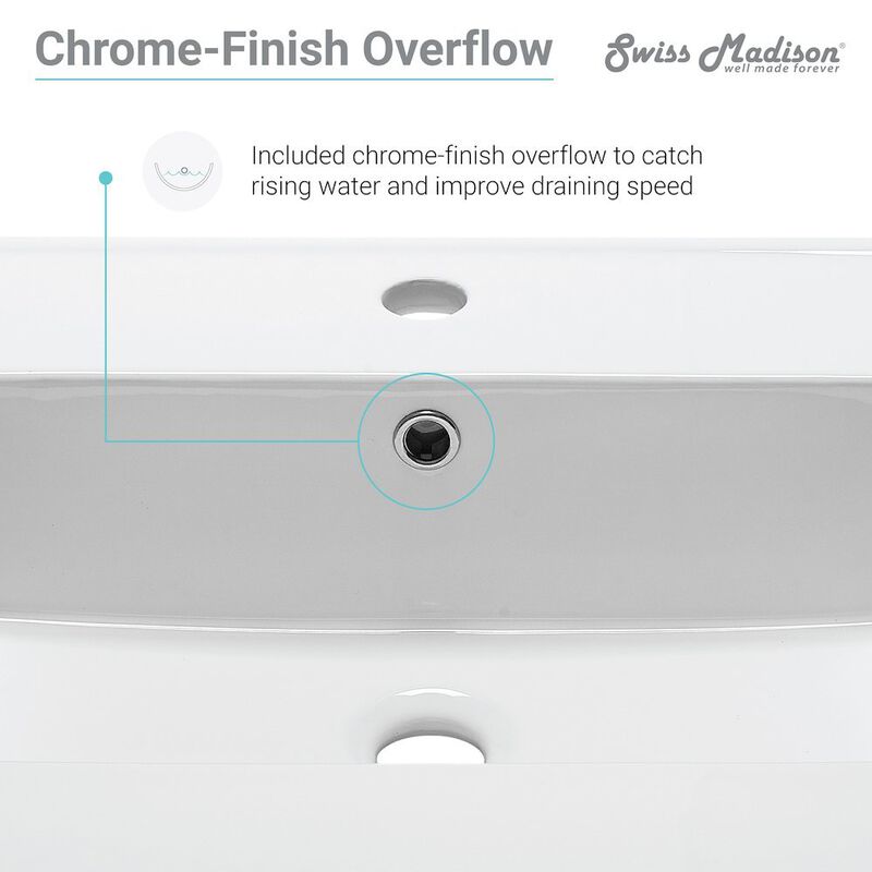 Voltaire 37 Vanity Top Sink with Single Faucet Hole image number 5