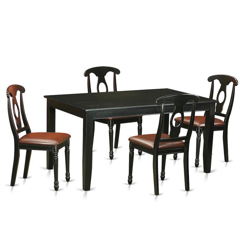 5 Pc Table and Chairs set for 4-Table and 4 Dining Chairs
