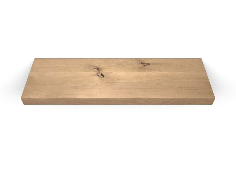 Rustic Alder Floating Shelf image number 4