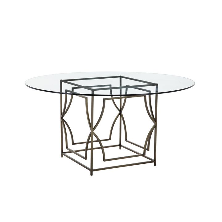 Pangea Home Z-Edward Dining Table Brass
