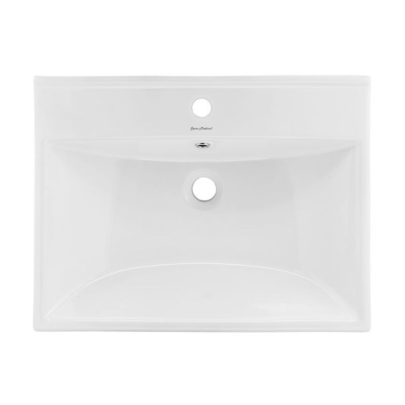 Carre 24" Vanity Top Bathroom Sink Single Hole image number 1