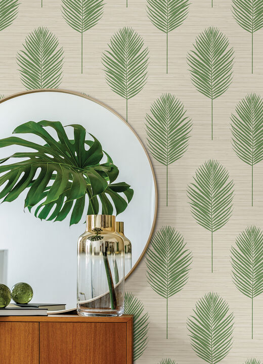 Bali Green Fern Wallpaper