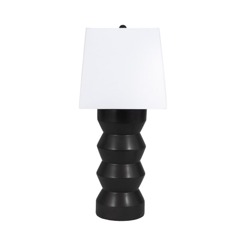 28" Totem Table Lamp, Black image number 3