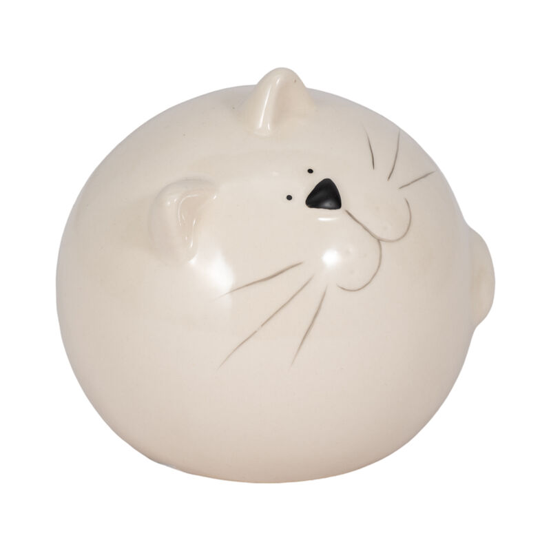 5" Kitty Orb, White image number 1