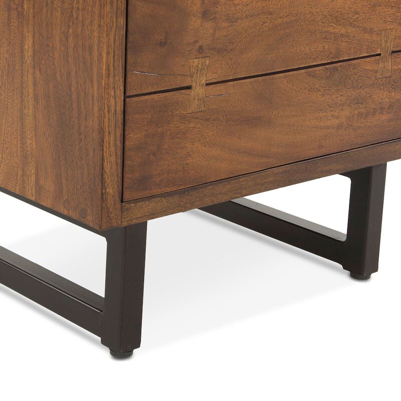 World Interiors Glenwood Acacia Wood Live Edge Night Chest image number 3
