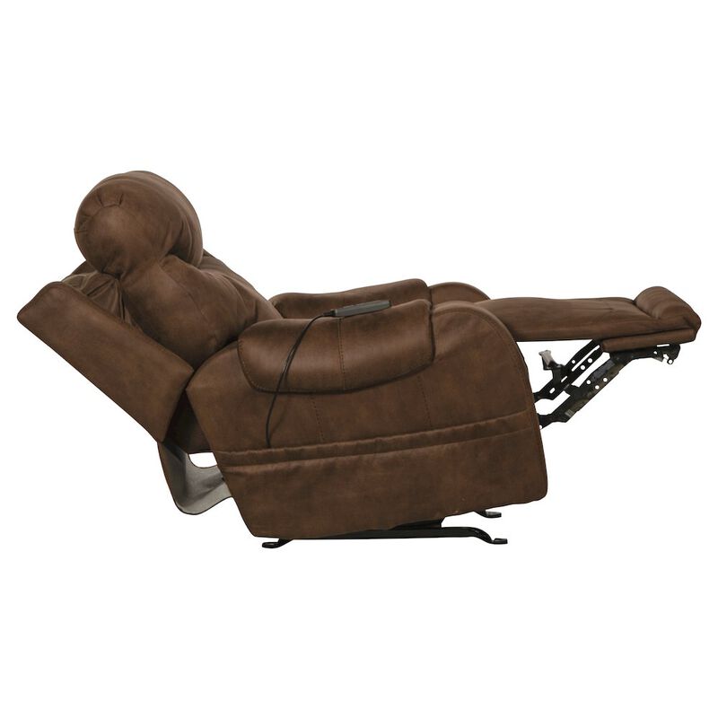 Catnapper Recharger Power Rocker Recliner with Power Adjustable Headrest & Lumbar