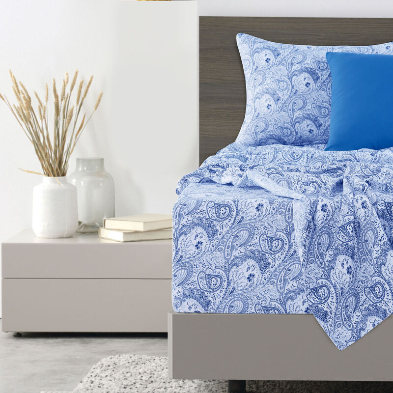 Lux Decor Collection Bed Sheets - Brushed Microfiber Paisley Sheet Set image number 5