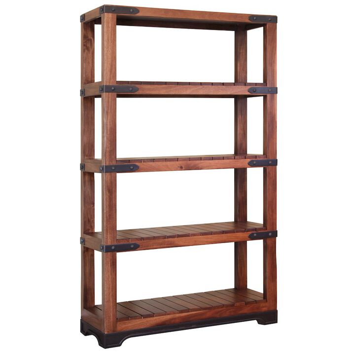 Crafter and Weavers Granville Parota Industrial Bookcase - 70H