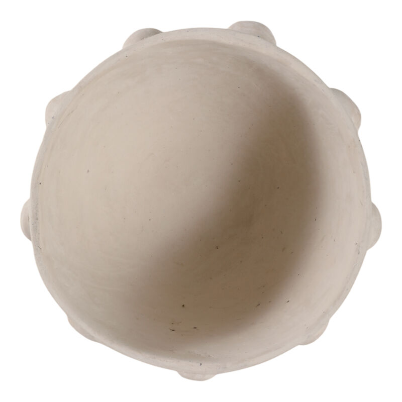 Large Hobnail Paper Mache Bowl image number 5