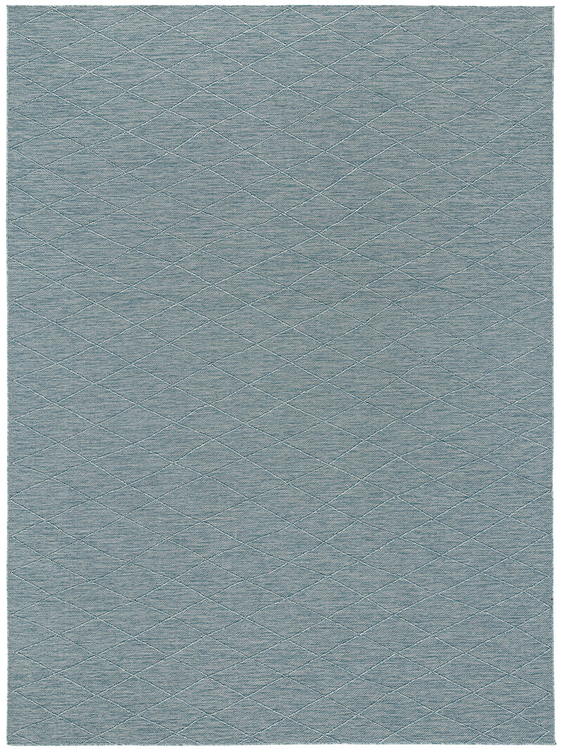 Washable Solutions WSL01 Aqua 10' x 14' Rug