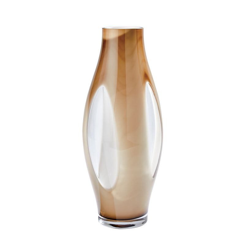 Fly Through Vase-Amber Large