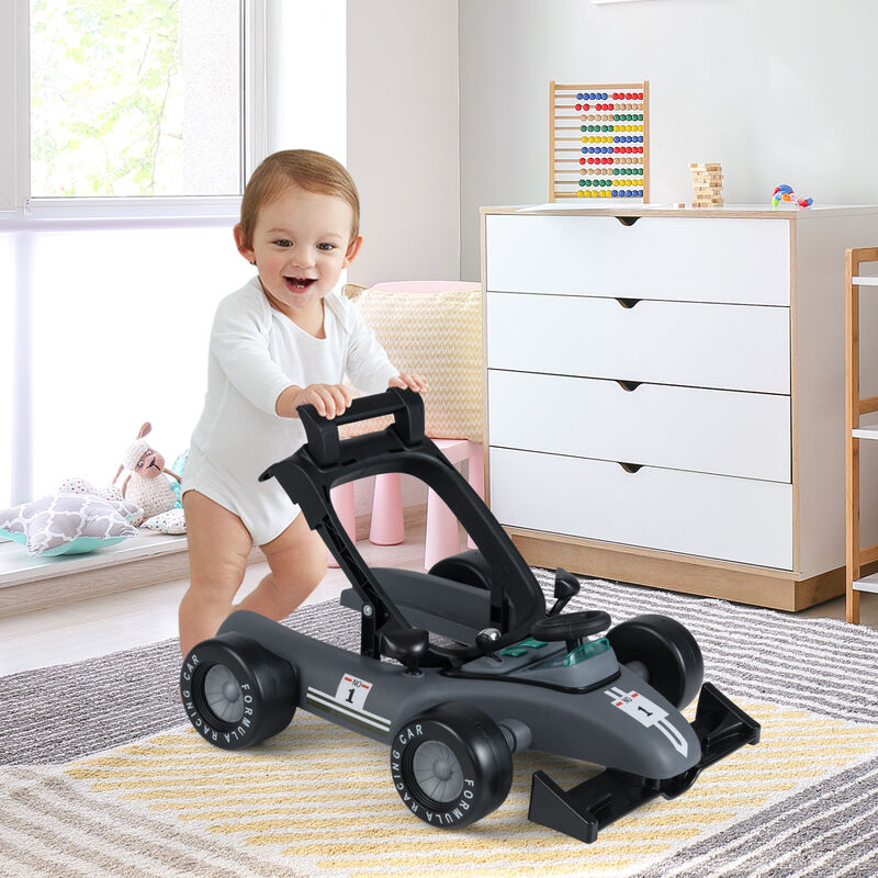 4-in-1 Foldable Activity Walker with Adjustable Height for Toddlers image number 3
