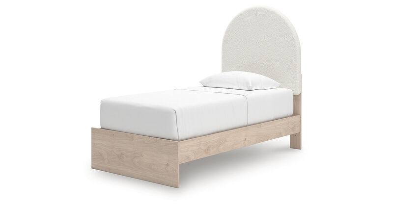 Shapella Twin Upholstered Panel Bed image number 2