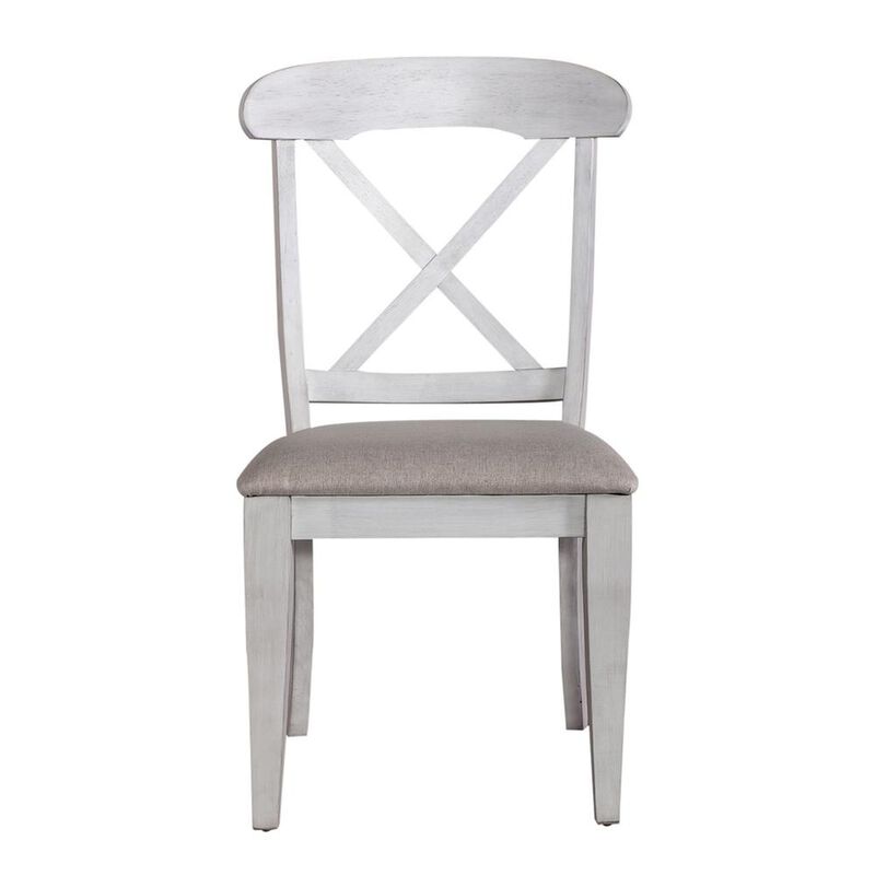 Liberty Furniture Upholstered X Back Side Chair (RTA) image number 1