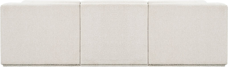 Meridian Furniture Ollie Cream Boucle Fabric Modular Sectional image number 2