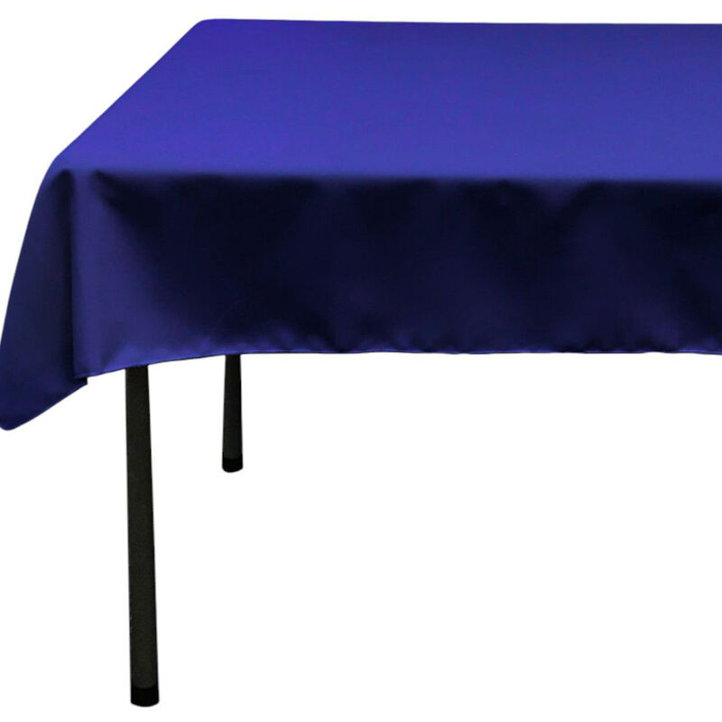 58-Inch Square Polyester Poplin Tablecloth for Dining and Kitchen Tables image number 2
