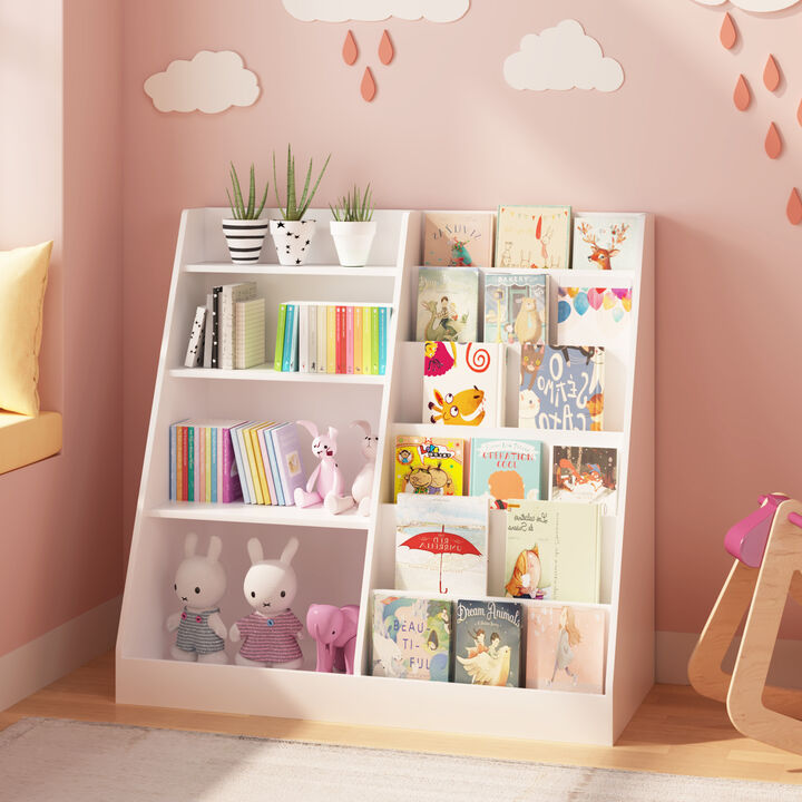 Lizud Wooden Kids Book Shelf