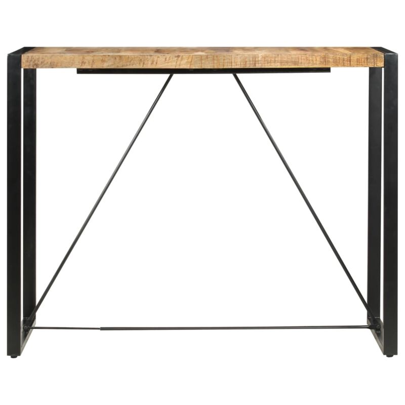 vidaXL Bar Table 55.1"x27.6"x43.3" Solid Mango Wood