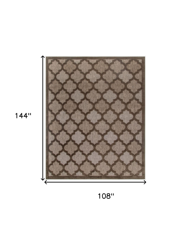 HomeRoots Trellis Indoor Outdoor Area Rug image number 3