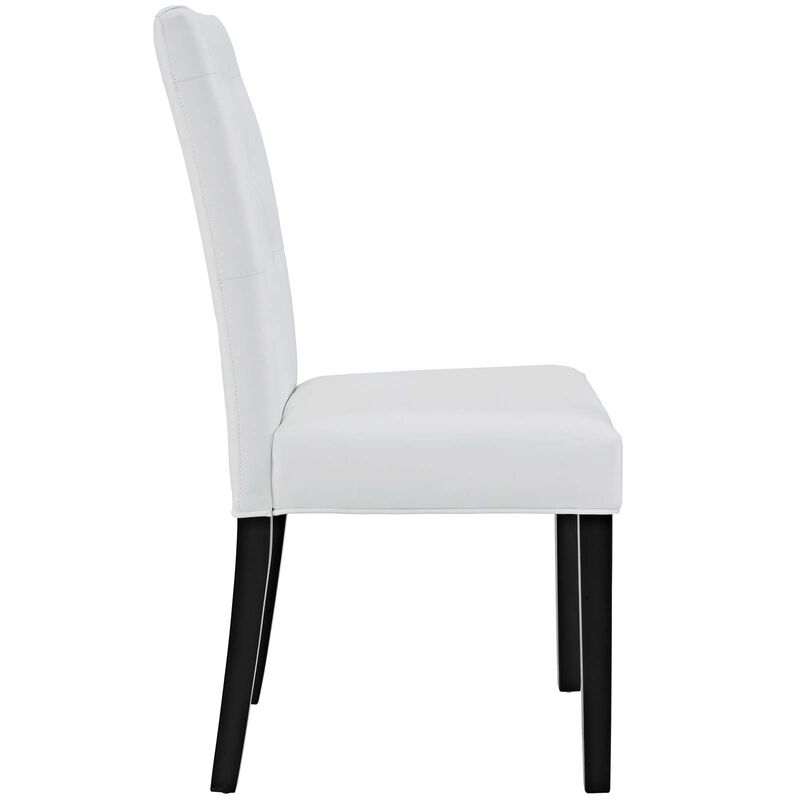 Confer Dining Side Chair Vinyl Set of 2 image number 2