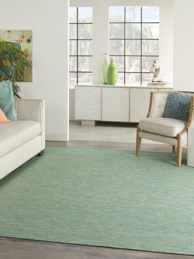 Positano POS01 Blue/Green 10' x 14' Rug