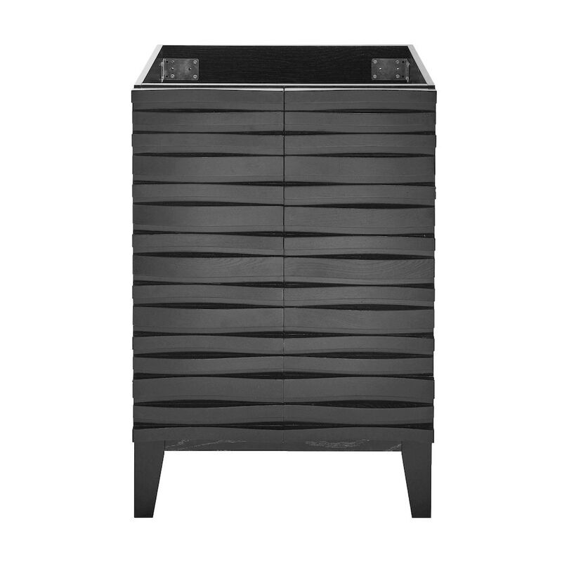 Cascade 24" Bathroom Vanity in Black Cabinet Only image number 0