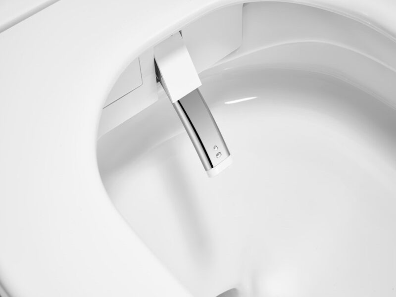 Smart Toilet with Built-In Tank for Low Water Pressure Homes and Full Feature Set image number 5