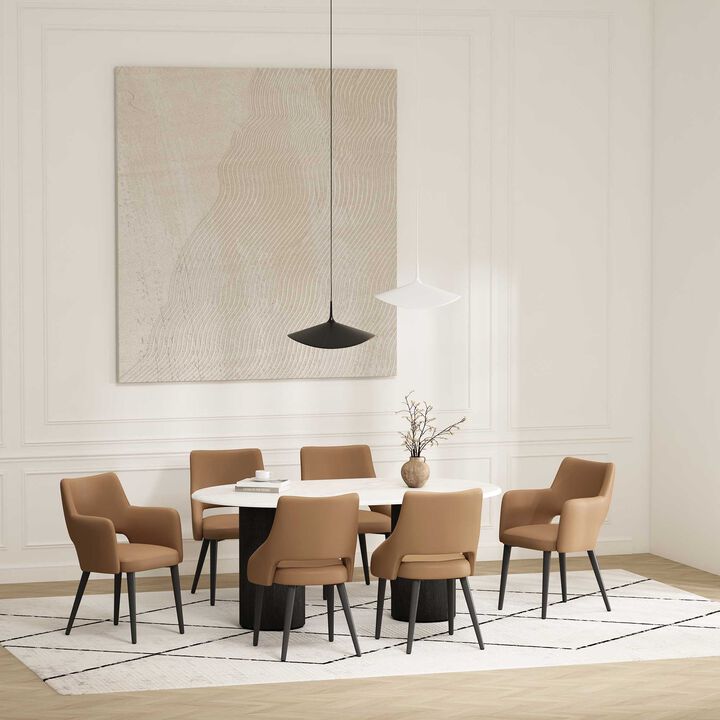 Tremont Brown Dining Chairs (Set of 6)