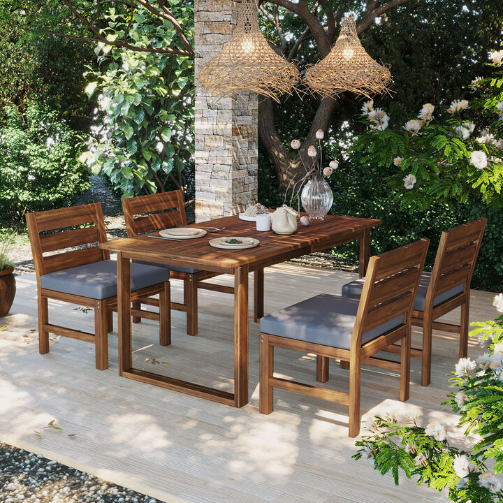 Gupjut 7 Pieces Outdoor Dining Set