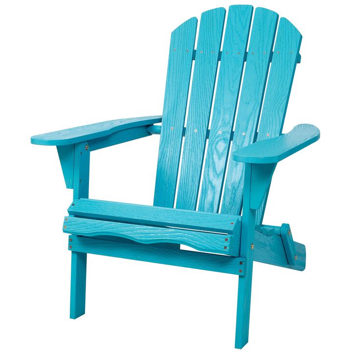 Hivvago Embossed Wood Adirondack Chair