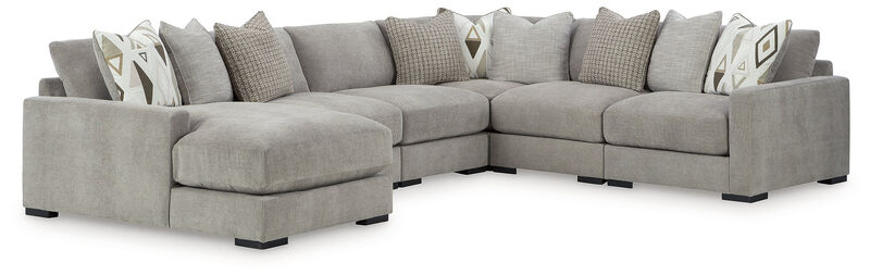 Aslan Court 6-Piece Sectional with Chaise image number 0