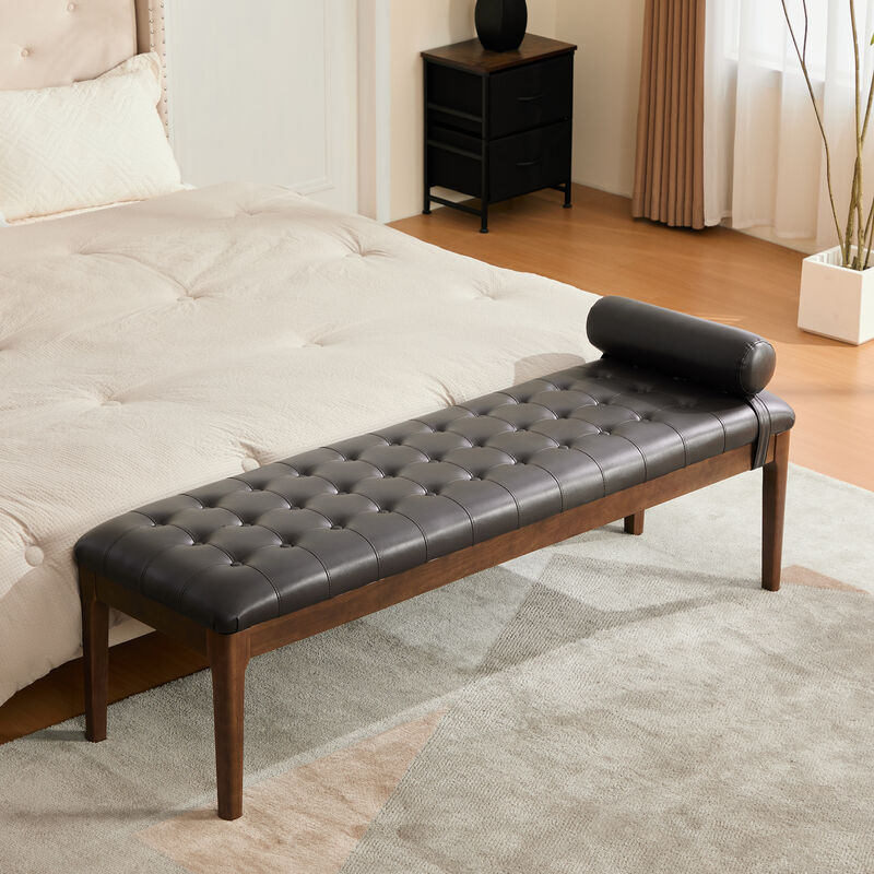 Tumlex Faux Leather Bed Bench image number 2