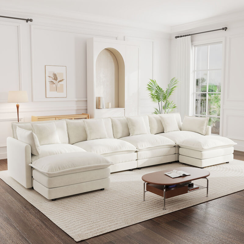 Ponisp U-Shape Sectional Sofa image number 2